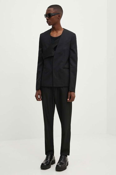 Kabáty HELIOT EMIL Black Cutout Wool Blazer Čierna | PREAW24.M.04.042.BLK01, 2