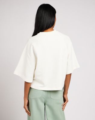 Tričko Lee Sweat Raglan Biela | 112350752, 0