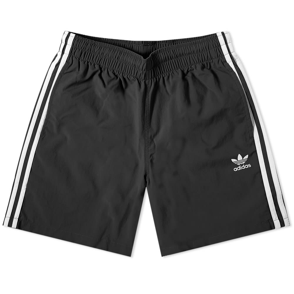 Plavky adidas Originals 3 Stripe Swim Shorts Čierna | GN3523, 0
