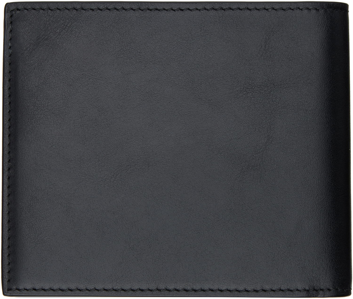 Peňaženka Balenciaga Black Leather Embroidered Logo Bifold Wallet Čierna | 8067512ABDN1000, 1