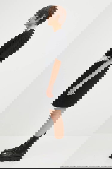 Šaty Maison Margiela MM6 Maison Margiela Mini Cotton T-Shirt Dress Čierna | S52DA0063, 1