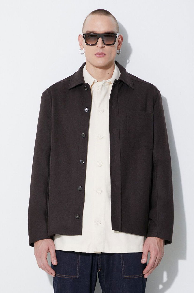 Bunda A.P.C. Wool Jacket Hnedá | WOAPN.H02871