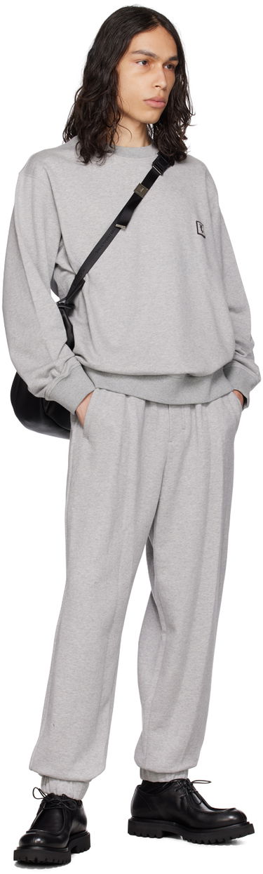 Tepláky WOOYOUNGMI WOOYOUNGMI Drawstring Sweatpants Šedá | W233PT23, 3