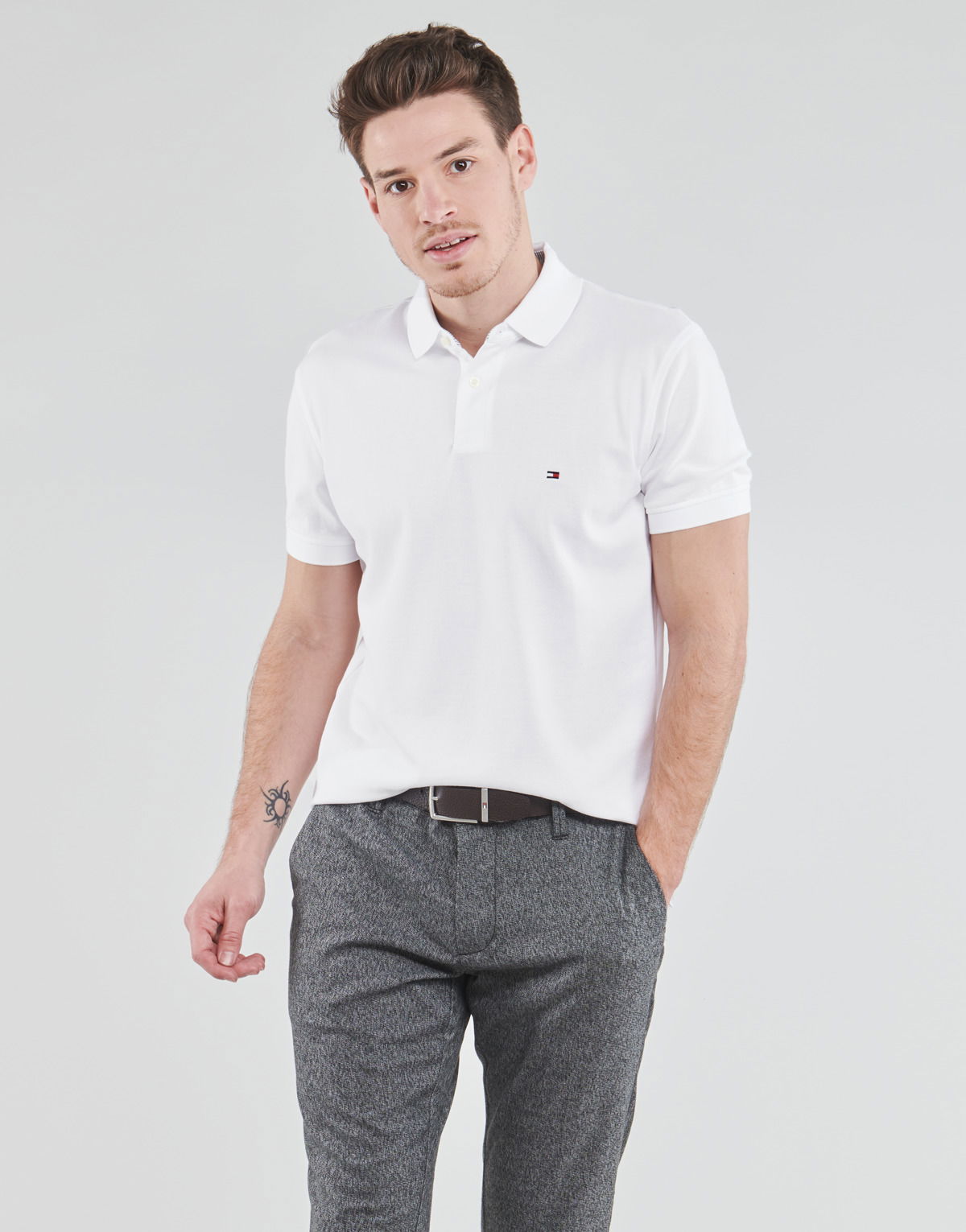 Polo tričko Tommy Hilfiger 1985 REGULAR POLO Biela | MW0MW17770-YBR-NOOS, 1