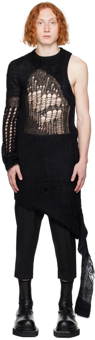Tričko Rick Owens Spider Banana Sweater Čierna | RU02C7632 KSPDR, 0