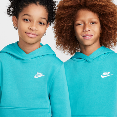 Mikina Nike Nike Sportswear Club Fleece Hoodie Tyrkysová | FD3000-345, 2