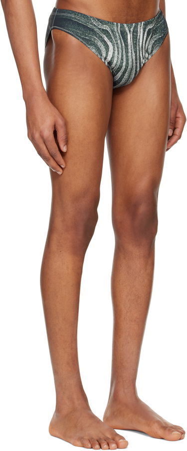 Plavky Jean Paul Gaultier Jean Paul Gaultier 'The Spirale' Swim Briefs Zelené | 25/34-H-SV060-J587-000203, 1