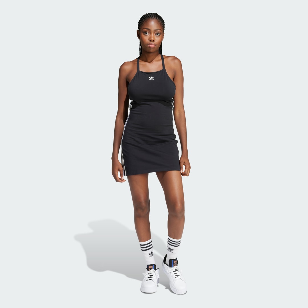 Šaty adidas Originals 3-Stripes Mini Dress Čierna | IU2426, 1