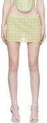Miaou Fig Check Miniskirt