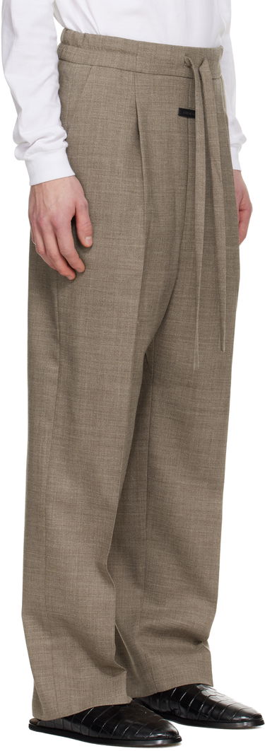 Nohavice Fear of God Virgin Wool Drawstring Straight Trousers Hnedá | FG25FW65-650TRW-288, 1
