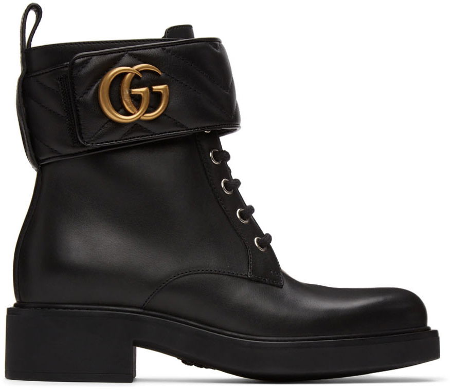 Leather Ankle Boots With Logo