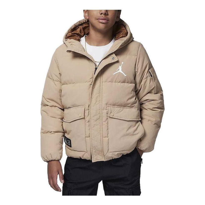 Prešívaná bunda Jordan Jordan Essentials Statement Down Jacket Béžová | FV2824-200