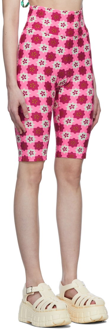 Šortky Anna Sui Anna Sui Utopian Gingham Bike Shorts Ružová | 222C43, 1