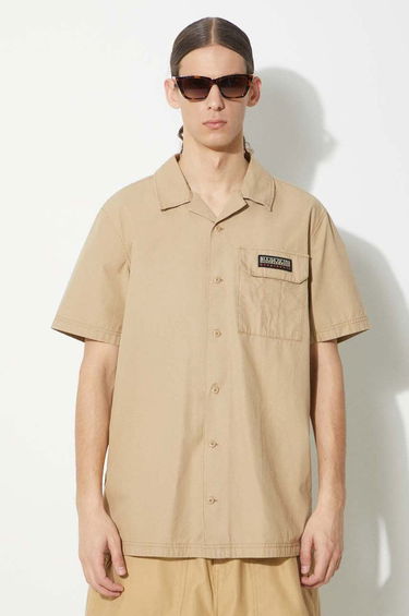 Košeľa Napapijri Relaxed Shirt Béžová | NP0A4HQ4N1E1, 0