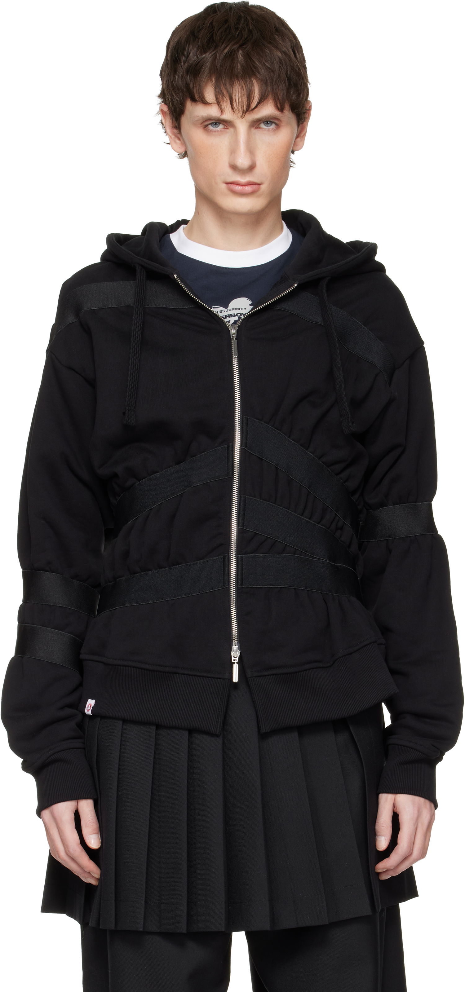 Mikina Charles Jeffrey Loverboy Charles Jeffrey LOVERBOY Taped Up Hoodie Čierna | 052081801, 0