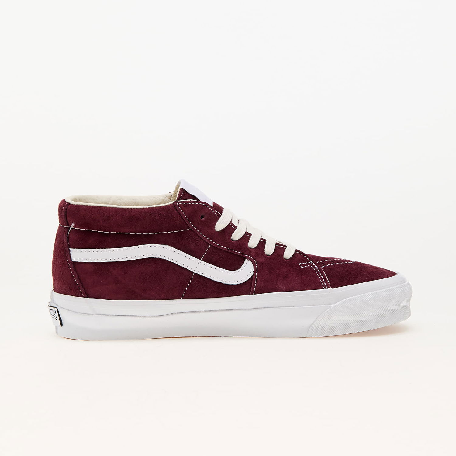 Tenisky a topánky Vans Sk8-Mid Reissue 83 LX Pig Suede Vínová | VN000CQQ4QU1, 1