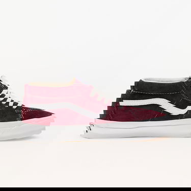 Tenisky a topánky Vans Sk8-Mid Reissue 83 LX Pig Suede Vínová | VN000CQQ4QU1, 1