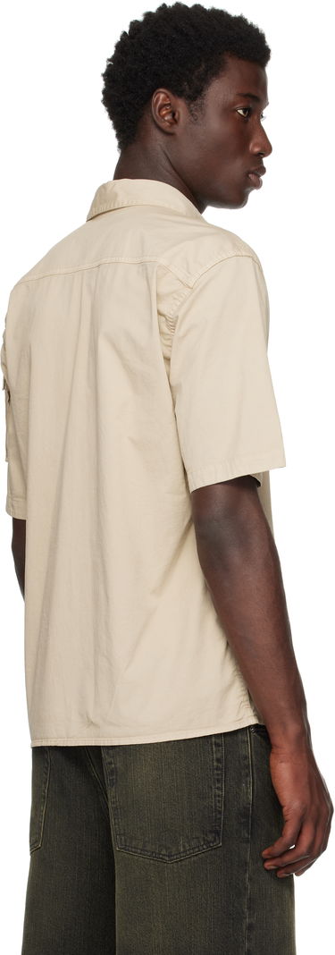 Košeľa Stone Island Supima Cotton Twill Stretch-TC Shirt Béžová | K2S15 1100007 S0010, 2