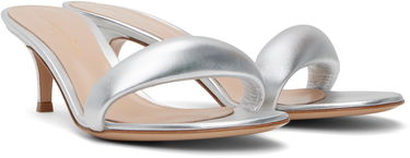 Tenisky a topánky Gianvito Rossi Bijoux 85 Mules Metalická | G18380-55RIC-NPS, 3