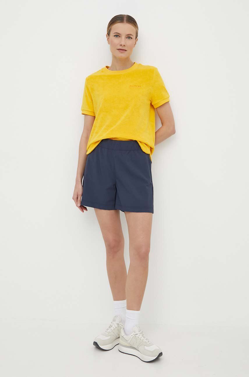 Šortky FJÄLLRÄVEN Fjallraven High Coast High Waist Shorts Navy | F87034.560, 1
