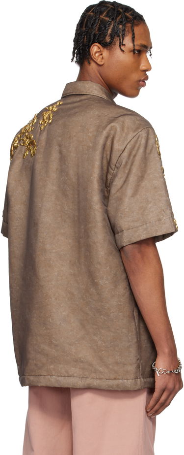 Košeľa Dries Van Noten Dries Van Noten Graphic Hardware Shirt Hnedá | 251-020752-1501, 2