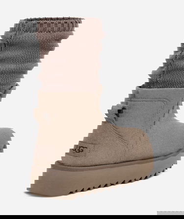 Tenisky a topánky UGG Classic Ultra Mini Sock'd Plateau Boot Šedá | 1170712-SKP, 3