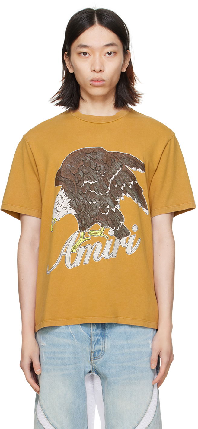 Tričko AMIRI Eagle T-Shirt Béžová | PS24MJG006, 0