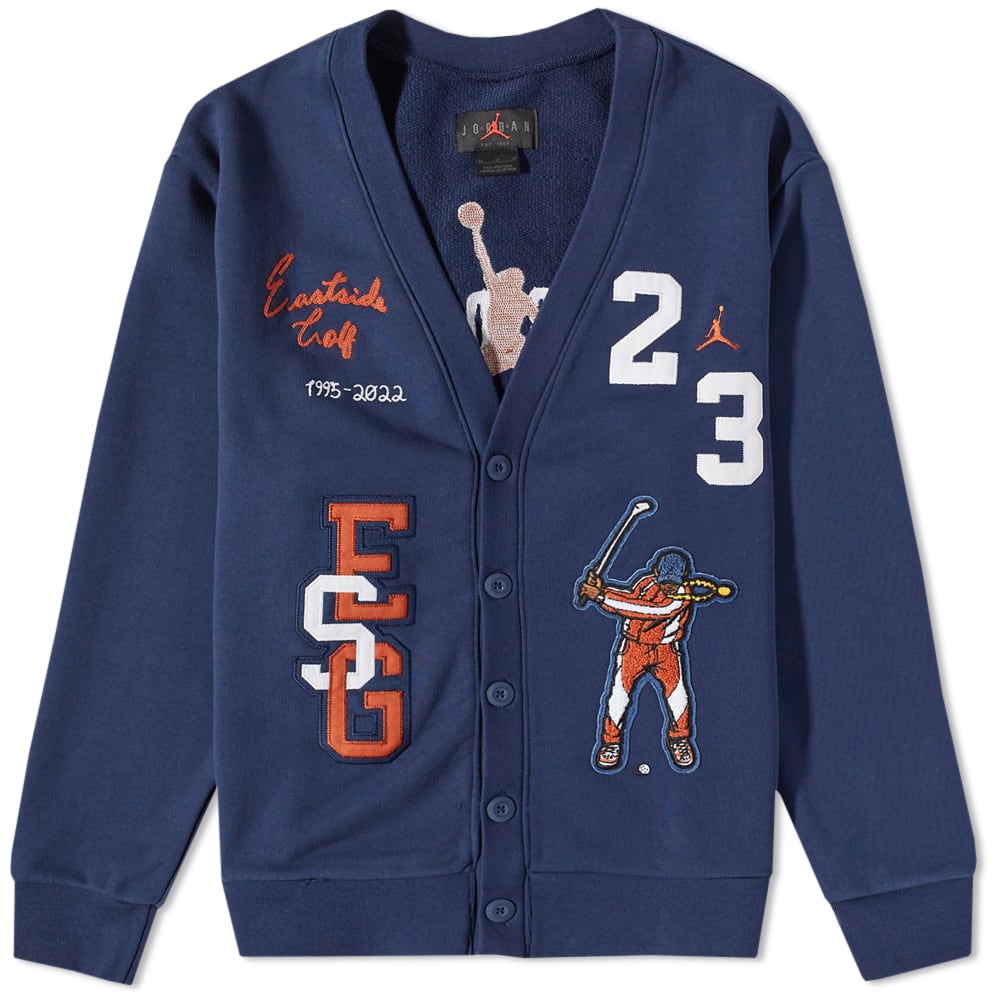 Sveter Jordan x Eastside Golf Cardigan Navy | DV5430-410, 0