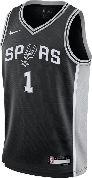 Dres Nike San Antonio Spurs NBA Wembanyam Victor Icon Edition Jersey Čierna | ez2b7bx2p00-naw-spuvw-ez2b7bx2p00-naw-spuvw, 0