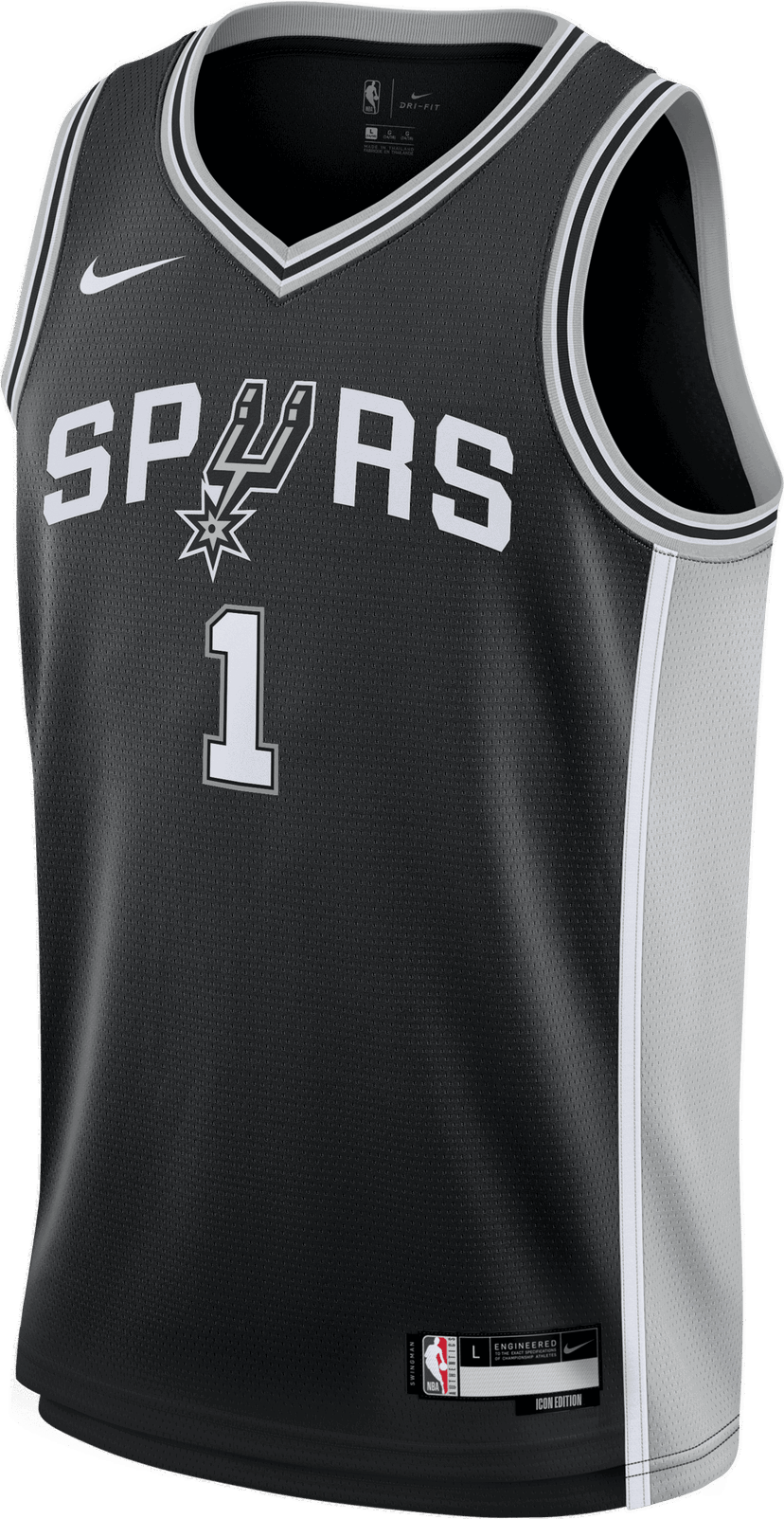 Dres Nike San Antonio Spurs NBA Wembanyam Victor Icon Edition Jersey Čierna | ez2b7bx2p00-naw-spuvw-ez2b7bx2p00-naw-spuvw