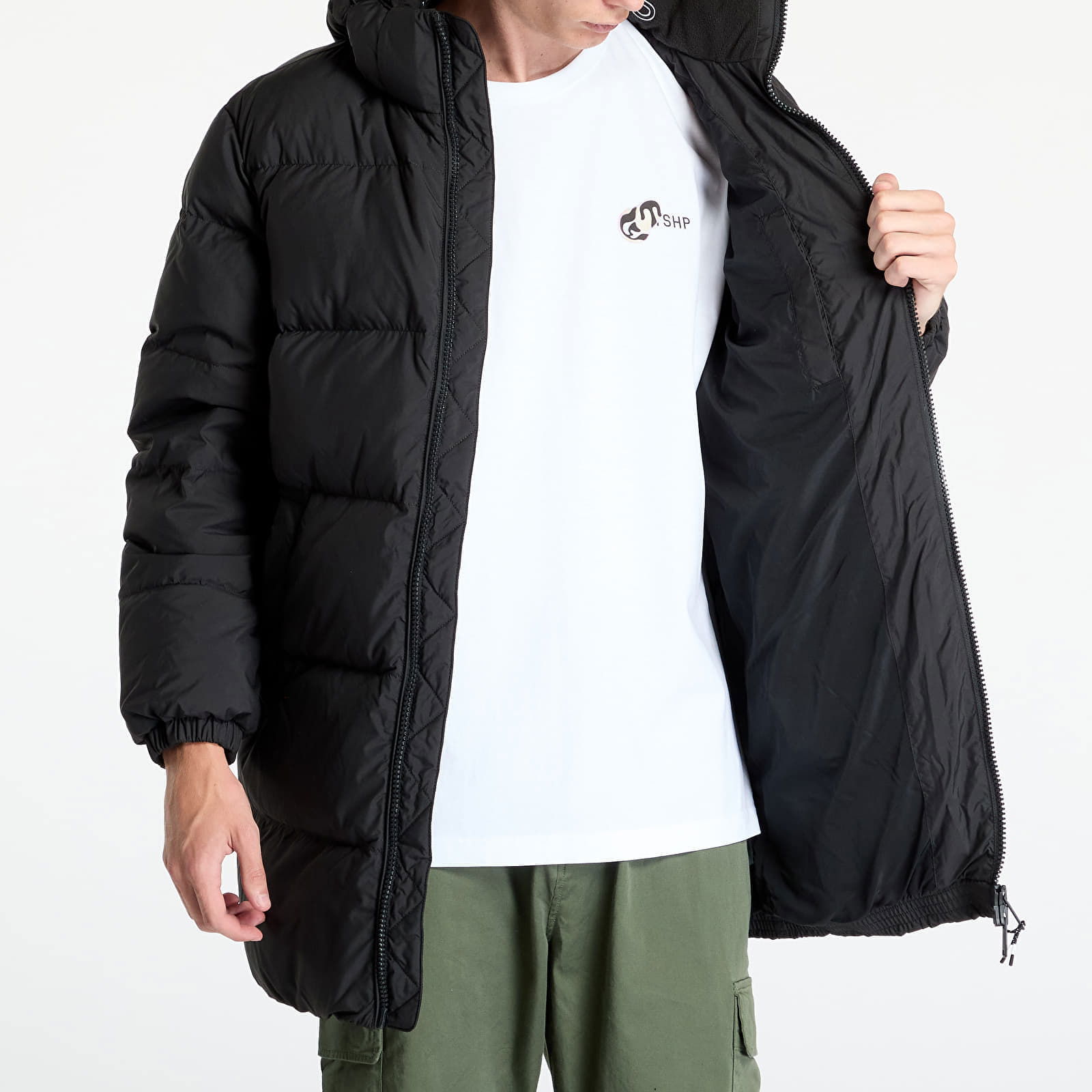 Essential Down Parka Jacket Black