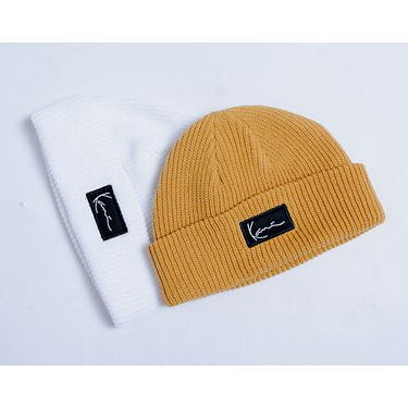 Kulicha Karl Kani Woven Signature Essential Fisherman Beanie Béžová | kk7020347, 2