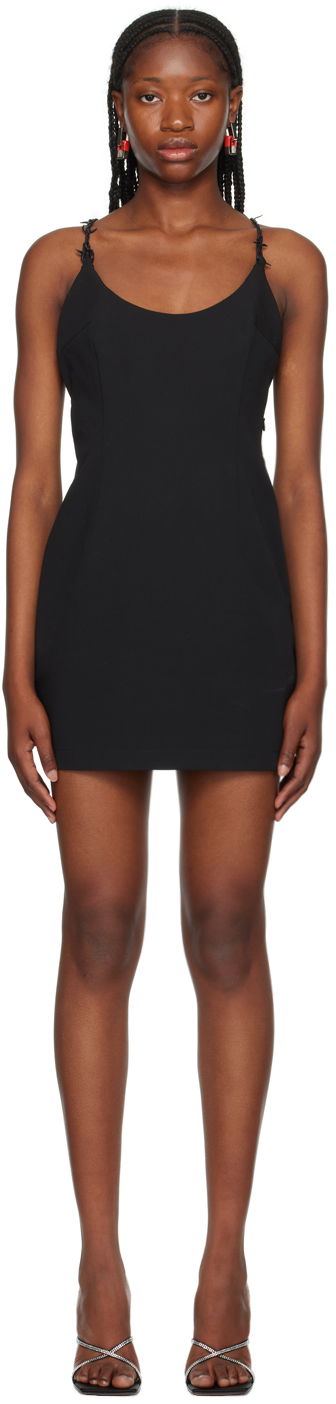 Šaty HERON PRESTON Barbedwire Minidress Čierna | HWDB073F23FAB0011000, 0