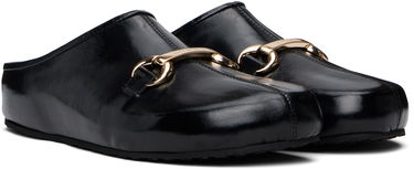 Doplnky Marine Serre Marine Serre Smooth Leather MS Slip-on Loafers Čierna | WFW044A CLEA0004, 3