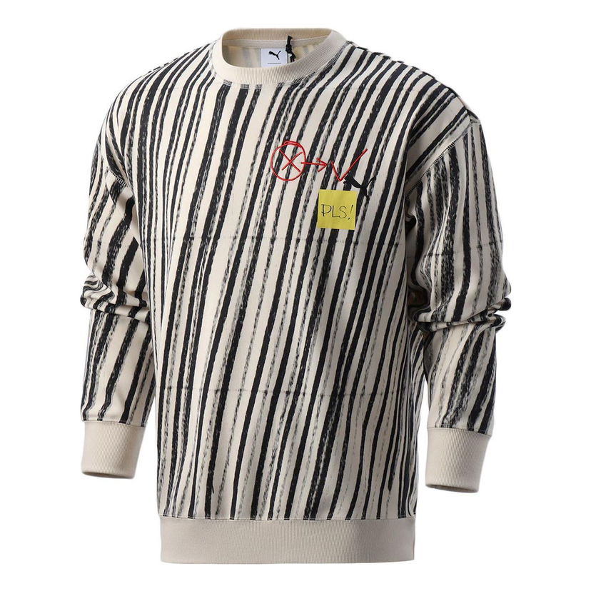Sveter Puma Michael Lau AOP Crew Neck Sweatshirt Béžová | 530359-75