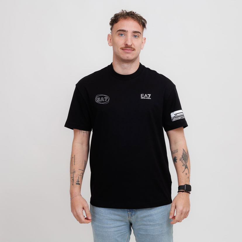 Tričko Emporio Armani EA7 Emporio Armani T-Shirt Čierna | 7M000302-AF12874-UC001