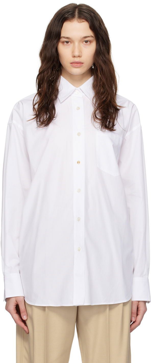 Košeľa Stella McCartney Stella McCartney Oversized  Shirt Biela | 6200443CU100, 0