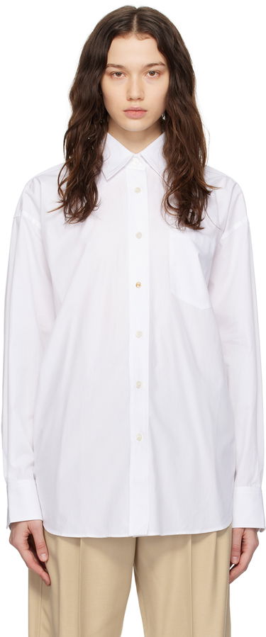 Košeľa Stella McCartney Stella McCartney Oversized  Shirt Biela | 6200443CU100, 0