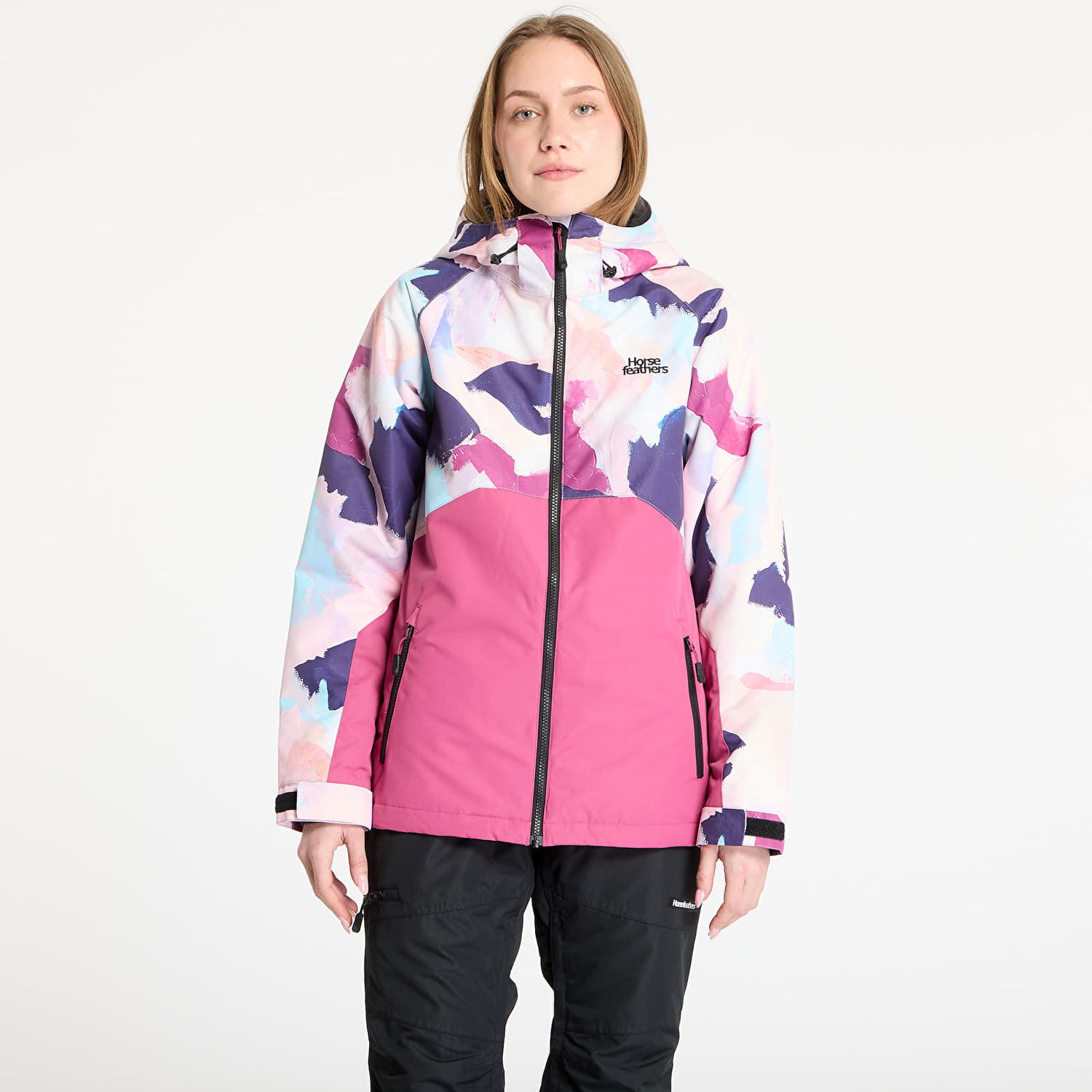 Bunda Horsefeathers Horsefeathers Halia Abstract Paint Ski Jacket Rôznofarebný | OW223D, 0