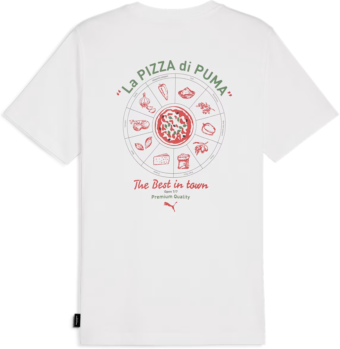 Men's Pizza Graphics Tee