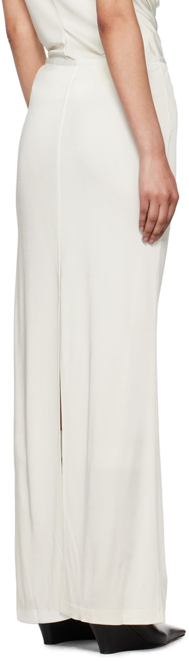 Sukňa Helmut Lang Helmut Lang Slit Maxi Skirt Biela | O05HW302, 2