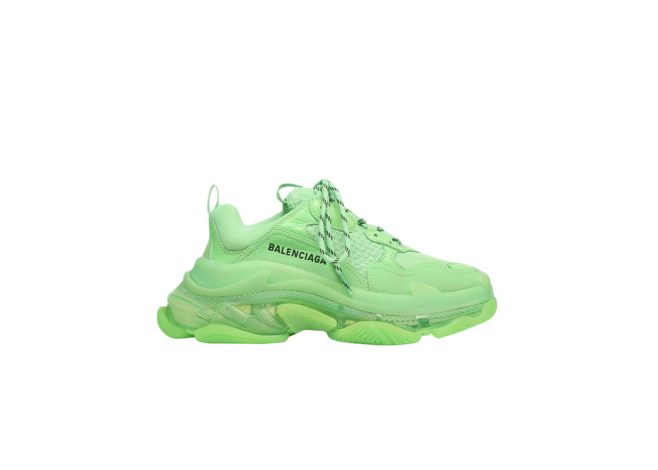 Tenisky a topánky Balenciaga Triple S Soft Neon Green Clear Sole W Zelené | 544351W2CF13801, 0
