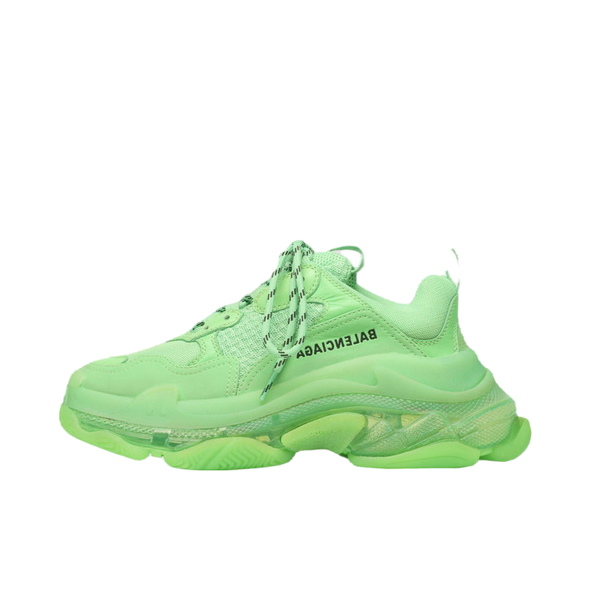 Tenisky a topánky Balenciaga Triple S Soft Neon Green Clear Sole W Zelené | 544351W2CF13801