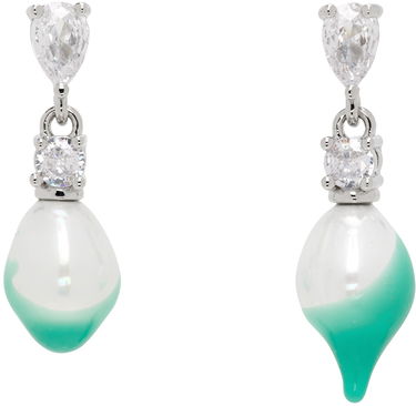 Náušnice Ottolinger Ottolinger Pearl Dip Earrings Tyrkysová | 2501210, 0