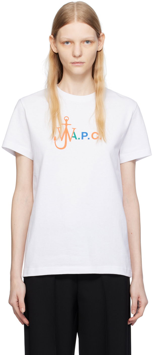 Tričko A.P.C. JW Anderson x T-Shirt Biela | COGVC-M26299, 0
