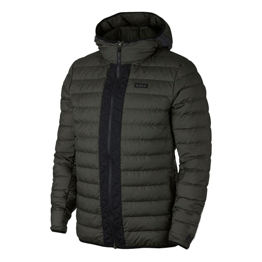 Prešívaná bunda Nike LeBron James Hooded Down Jacket Zelené | 927217-355