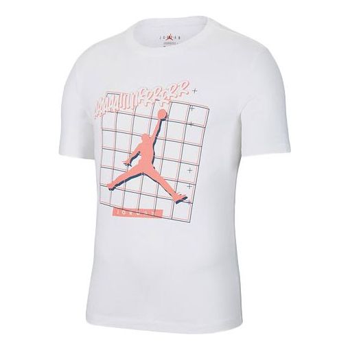 Tričko Jordan Jordan Jumpman Grid T-Shirt Biela | CT3707-100