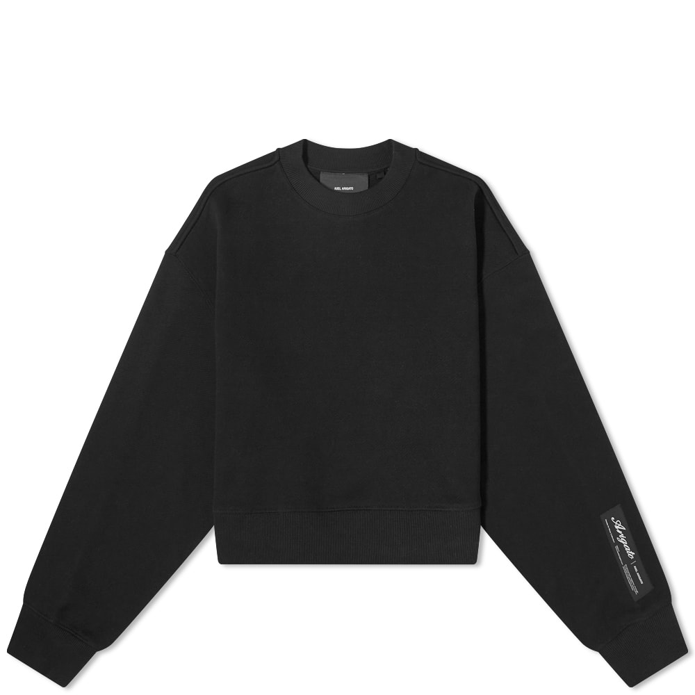 Sveter AXEL ARIGATO Solid Sweatshirt Čierna | A0560003-BLK, 0