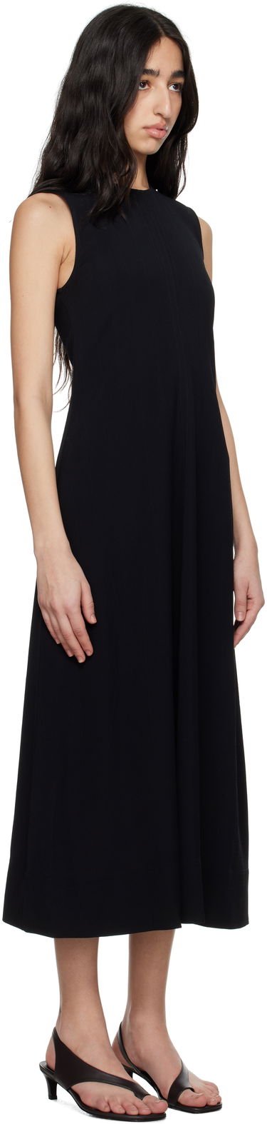 Šaty TOTEME TOTEME Woven Stripe Maxi Dress Čierna | 252-WRD0182-FB0192, 1