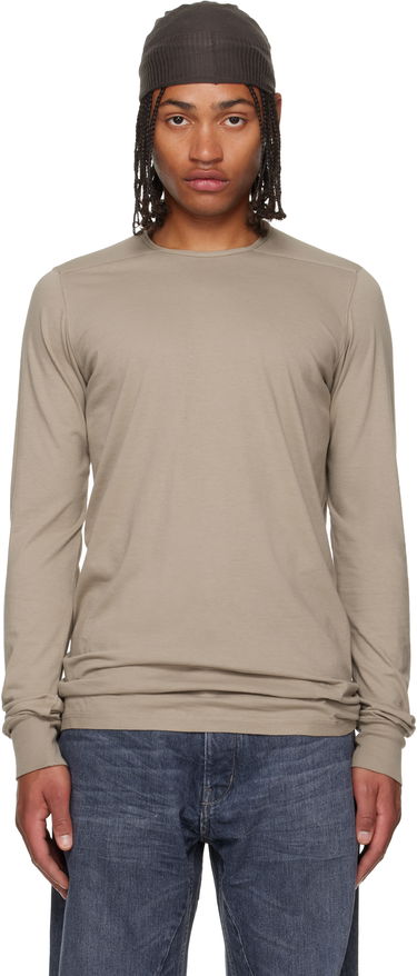 Tričko Rick Owens DRKSHDW Concordians Level LS T-shirt Béžová | DU02E7260 RN, 0